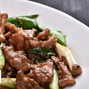 Beef with Spring onion
